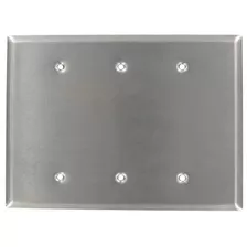 Leviton 84133 40 3gang Ningun Dispositivo Placa De Pared E