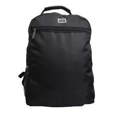 Mochila De Costas Notebook Com Alça Cabo Aço Preta 