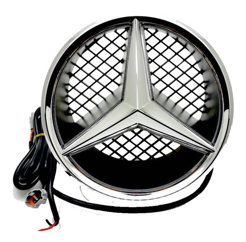 Luz Led Con Logotipo 4d Para Mercedes Benz, Dimetro 18,5 Cm Foto 4