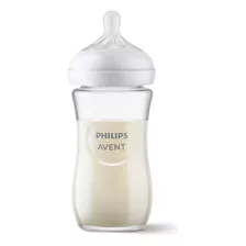 Tetero Avent Natural Response Vidrio 8 Oz Scy933/01 Color Transparente