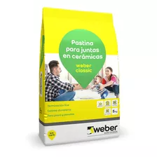 Pastina Weber Classic 2 Kg Antihongo Impermeable Acabad Fino Color Plata