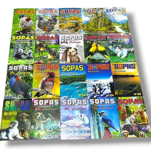 Pack 20 Sopas de Letras para Adultos — 20 revistas sin repetir · la colección completa — KIOSTRO Chile