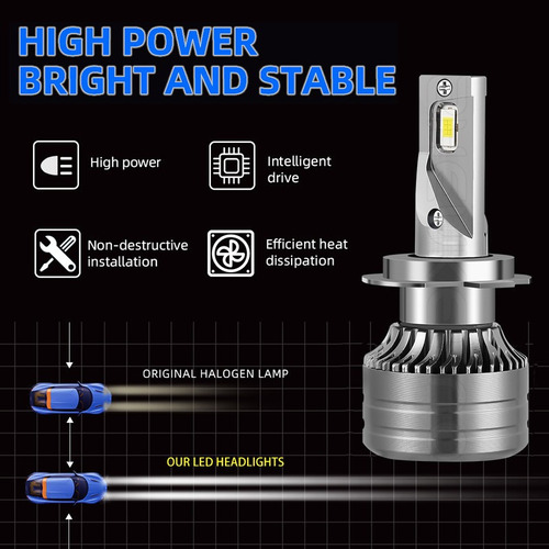 Kit De Focos Led H1 H7 For Chevrolet Corsa 2002-2006 2008 Foto 8