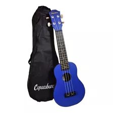 Copacabana Cpuk052 Ukulele Soprano Con Funda Azul