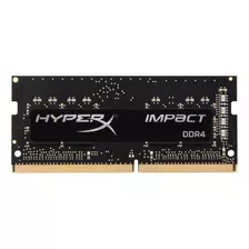 Memoria Ram Impact Gamer Color Negro 8gb 1 Hyperx Hx424s14ib2/8