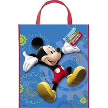 Mickey Única Grande De Plástico Bolsa De Ratón, 13 X 11 .