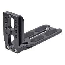 Plate Tripé Gimbal Câmera Na Vertical L Suporte Alumínio +nf