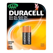 Pilha Duracell Aaa Pack C/ 2 Unidades - Mn2400