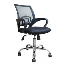 Silla Escritorio Gerencia Cromada Espalda Media Ergonomica