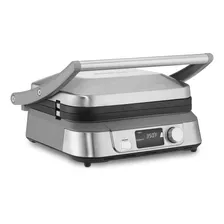 Cuisinart Gr5 Plateada Digital Parrilla Plancha Sandwichera 