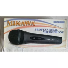 Microfono Dinamico Mikawa Con Cable 3 Mts. Plug Y Adap. Mini