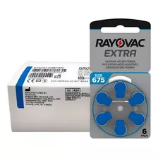 60 X Pilas Audifono Rayovac 675 Pr44 Extra -