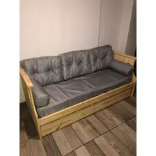 Almohadones Sillón Funda Kit Divan Cama 1 Plaza - Joscal