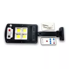 Luminária Externa Refletor Com Painel Solar 4 Leds 400w