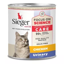 Sieger Urinary Gato Adulto Pollo X 340g X 6 Unidades