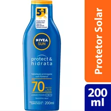 Protetor Solar Nivea Sun Protect & Hidrata Fps 70 200ml