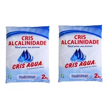 Kit Elevador De Alcalinidade Atph 2 Kg X 2 Pct Cris Aguas