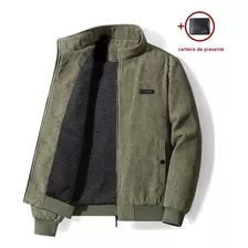 Chaqueta De Terciopelo Grueso Cotele Para Hombre De Color Li