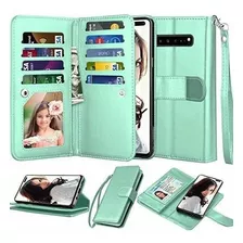 Njjex Funda Billetera Para Samsung Galaxy S10 5g Para S10 5g