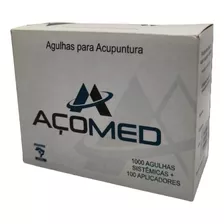 Agulha De Acupuntura 25x30 Sistêmica C/ 1000 Agulhas Anvisa