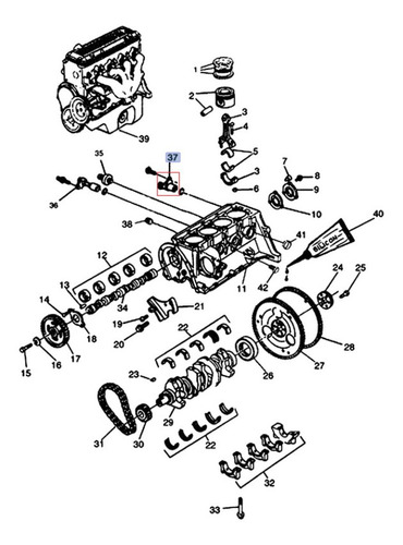 Sensor Arbol Levas (cmp) Chevrolet S10 1998 Foto 5