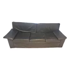 Sillon Vivendi 3 Cuerpos Cuero Vacuno Legítimo 210cm