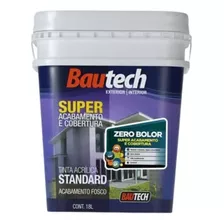 Super Tinta Lavavel Bautech 18l Anti-mofo Standard