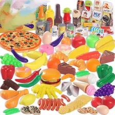 Juego De Pizza Niños Niñas Cocina Juguetes Fruta Verdura 158