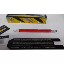 Bolígrafo Monteverde Tool Pen Rojo Color De La Tinta Azul