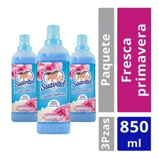 Suavizante De Telas Suavitel Fresca Primavera 3pzas 850ml