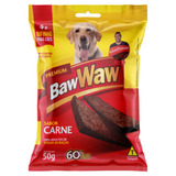 Bifinho Para Cães Adultos Carne Baw Waw Premium Pacote 50g