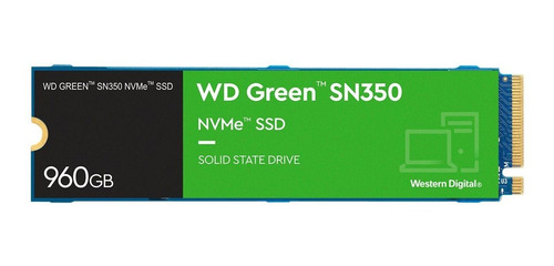 Disco Solido Interno Western Digital Ssd 960gb Green Sn350 N