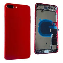 Carcaça Compativel iPhone 8 Plus Completa Flex+botães+lente 