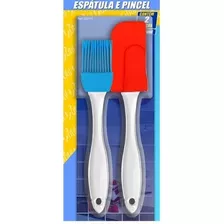 Jogo Utensilios Kit Espatula Pincel De Silicone Confeiteiro Cor Cores Sortidas