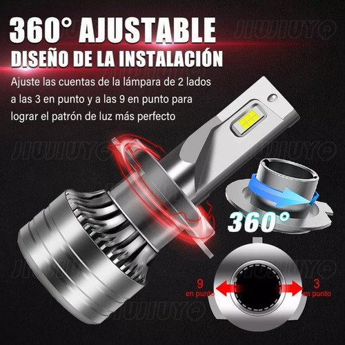 Kit Faros Led H7 40000lm Para Seat Alta/baja Csp Canbus Foto 5