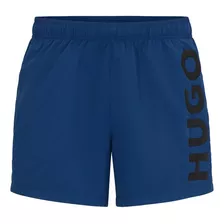 Short De Baño Hugo Saba Azul Secado Rapido 100% Original