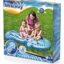 Colchão Inflável Baby Água Viva Bestway 147x94 Cm Azul