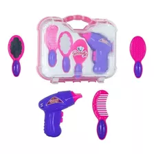 Kit Maleta Beauty Brinquedo Salão Acessórios Beleza Pakitoys