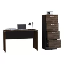 Mesa Escritorio M-120 + Archivador 4c Alto Home Office