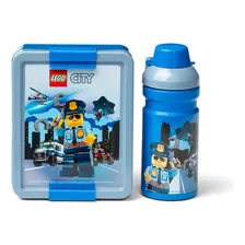 Set Contenedores De Comida + Botella Para Niños Lego City