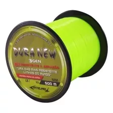 Linha Dura New Amarelo 0,37mm/37lb 18kg 500m Monofilamento 