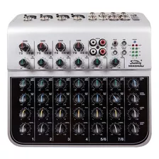 Consola mixer Dj audio 4 Entradas Microfono Soundking