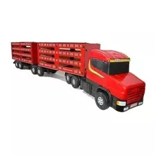Carreta Haras Petroleum Caminhão Duplo Brinquedos Infantil