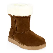 Bota Camurça Feminina Coturno P/ Inverno Cano Flexível Moda