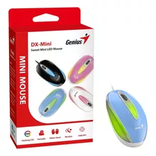 Mini Mouse Genius Dx-mini Usb Luz Rgb Azul