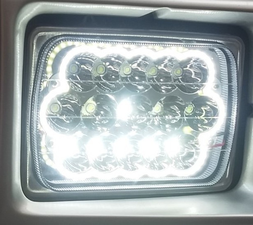 Par De Faros Led Para Chevrolet 3500 Arillo Luminoso Foto 2