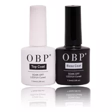 Kit Gel Obp Base Y Top Coat Uv Para Uñas 7.5ml