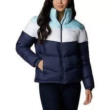 Casaca Columbia Puffect Jacket Mujer - Nocturnal/white/sprin