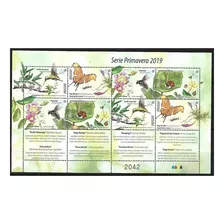 2019 Fauna Flores Insectos Aves - Uruguay ( Bloque) Mint
