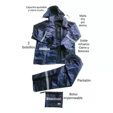 Impermeable Chaqueta Pantalón Talla Xxl Motorizado 